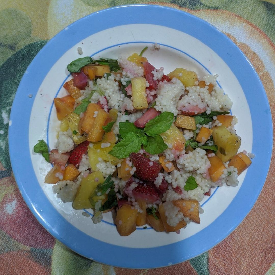 Ensalada de cuscús y fruta 🍓 Ensalada de cuscús y fruta 🍓