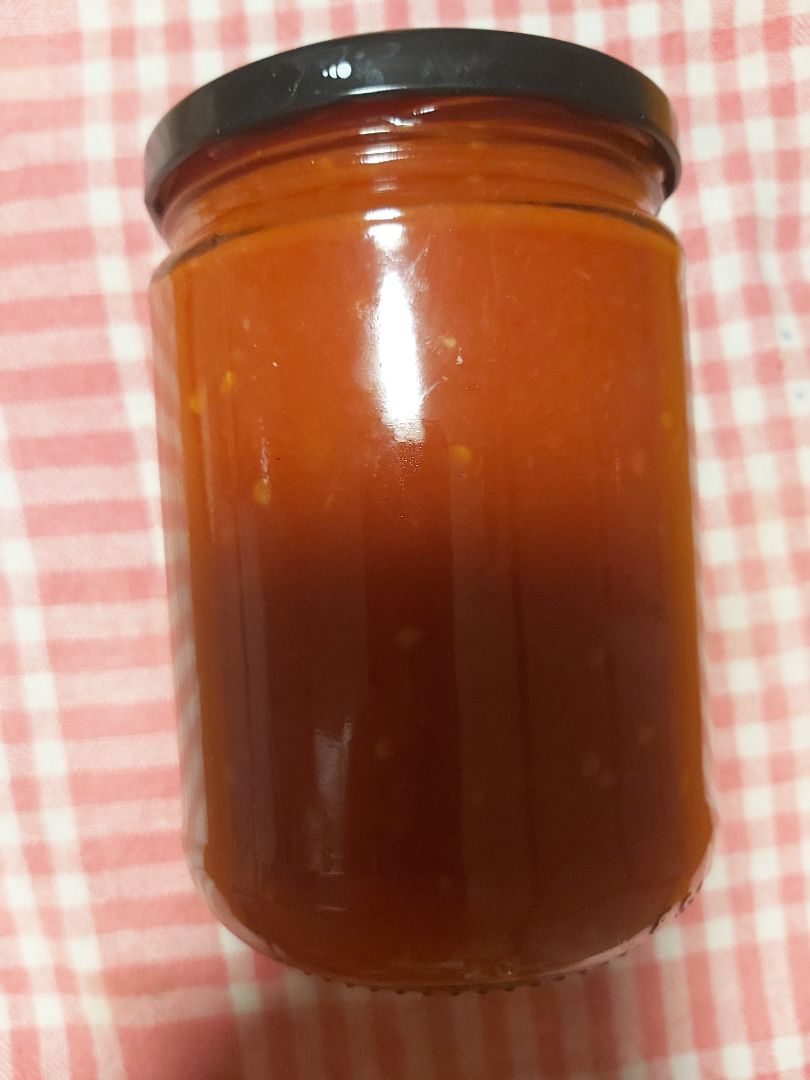 Tomate frito o crudo. 