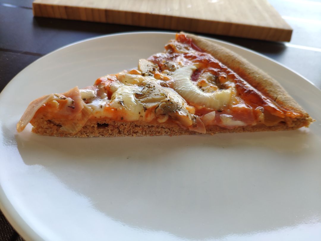Pizza con harina  integral de espeltaStep 0