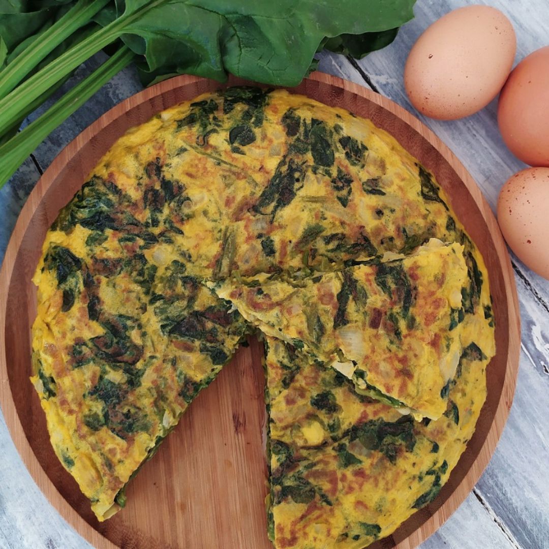 Tortilla de ESPINACAS 🥬 Tortilla de ESPINACAS 🥬