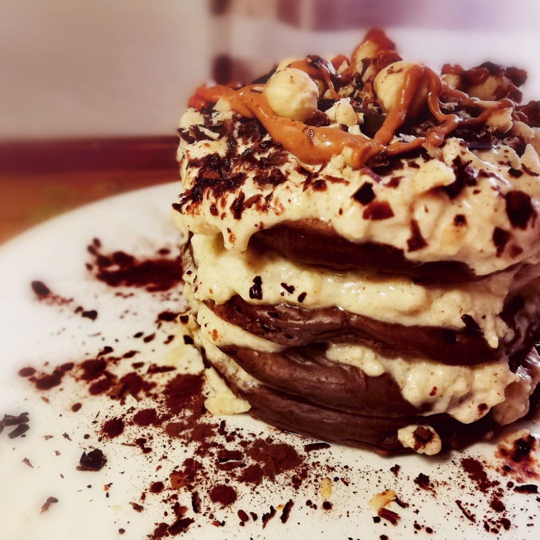 Tortitas de avena y cacao