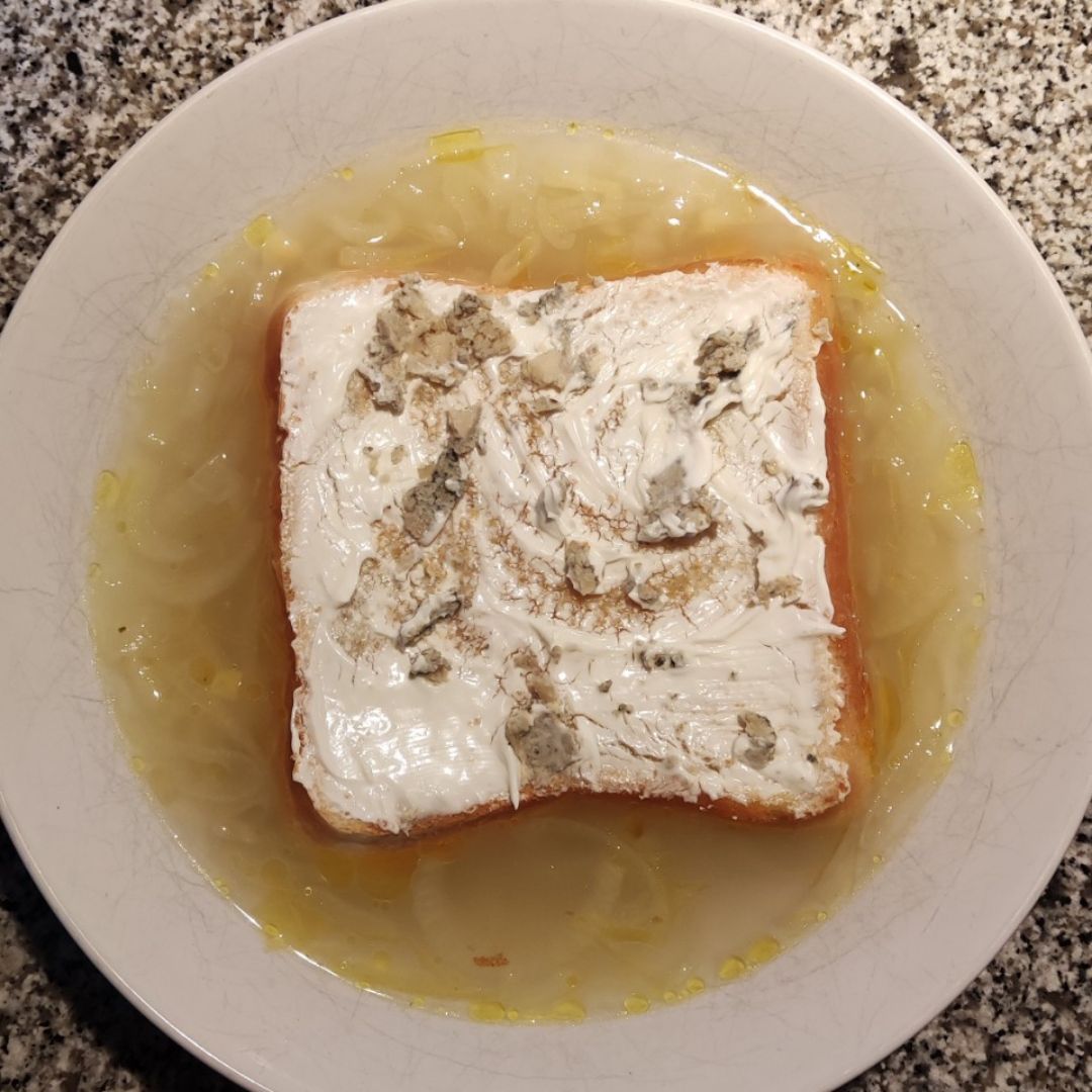 Sopa de cebolla 