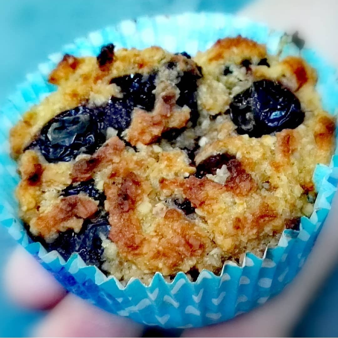 Muffins de arándanos y limón