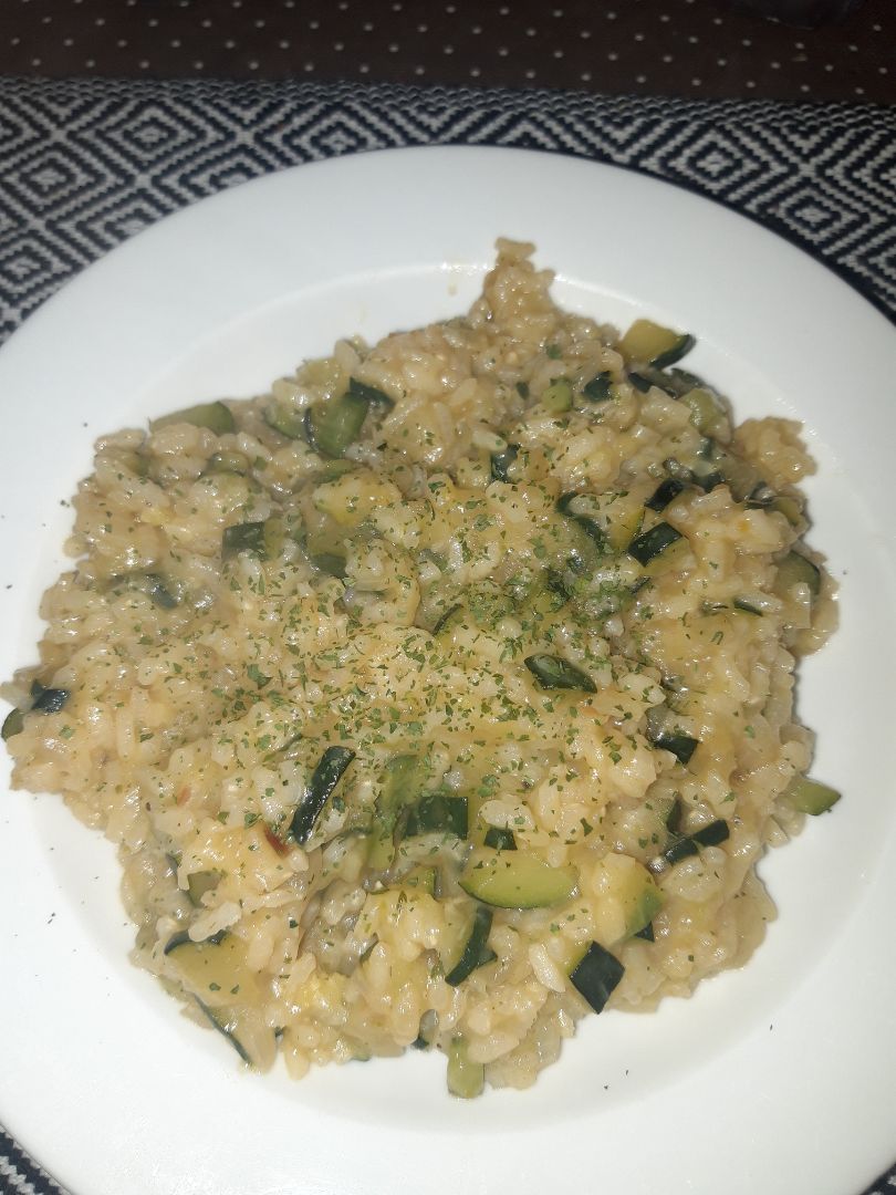 Risotto de calabacin Risotto de calabacin