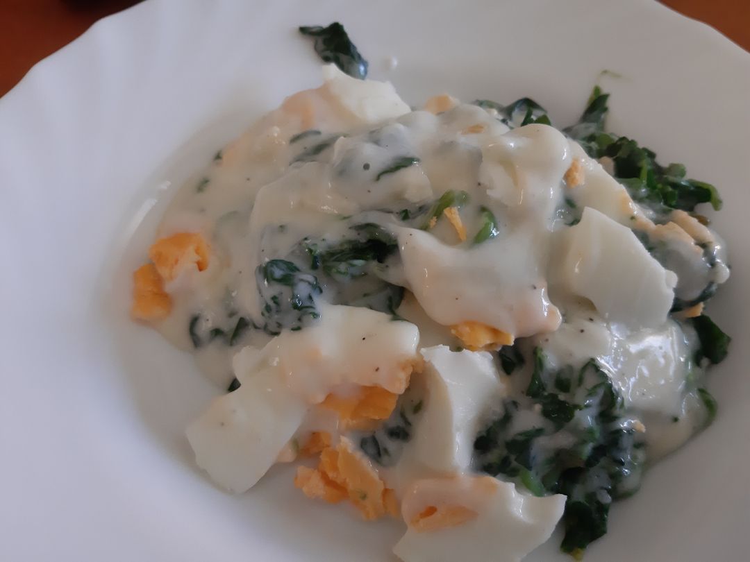 Espinacas con bechamel Espinacas con bechamel