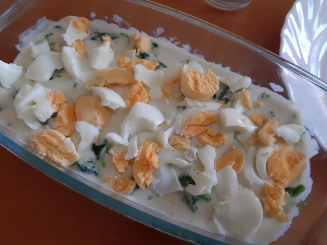 Espinacas con bechamel Paso 6 Espinacas con bechamel Paso 6