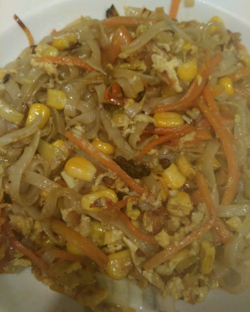 Noddles con verduras Noddles con verduras