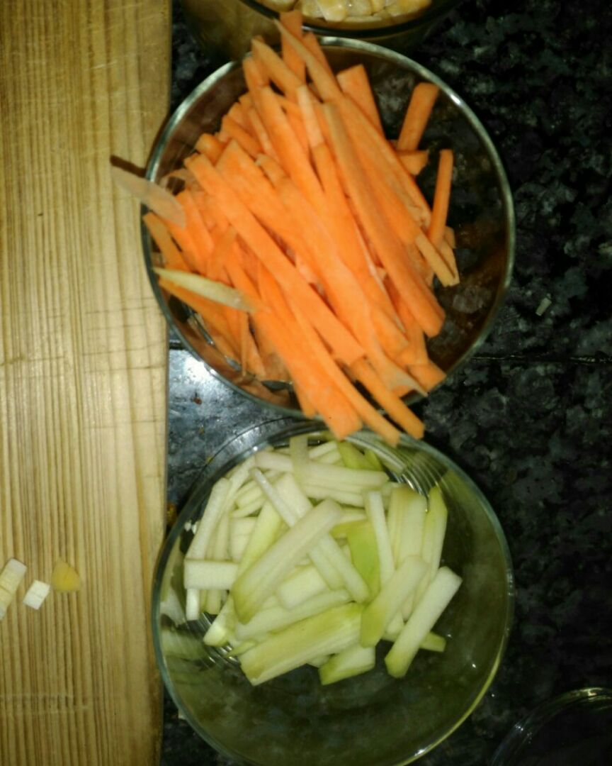 Noddles con verduras Paso 0 Noddles con verduras Paso 0