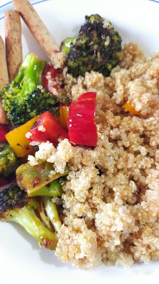 Quinoa con verduras Quinoa con verduras