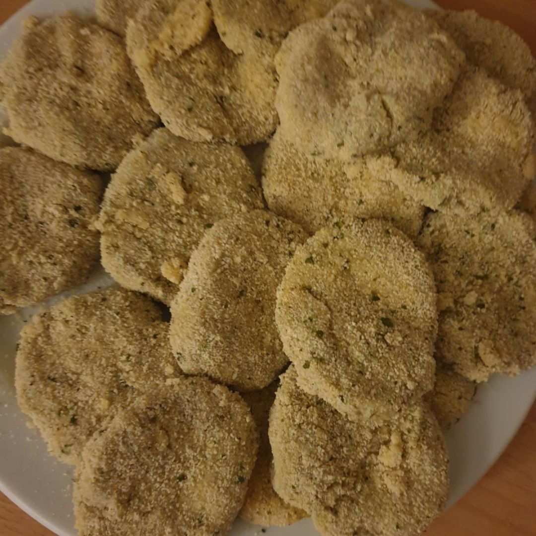"Croquegalletas" de brócoli, papa y queso 🧀 Paso 6 "Croquegalletas" de brócoli, papa y queso 🧀 Paso 6