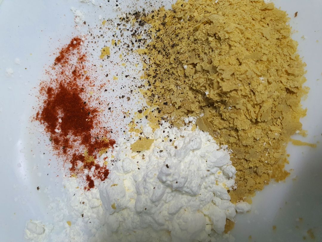 Queso cheddar vegano Paso 1 Queso cheddar vegano Paso 1