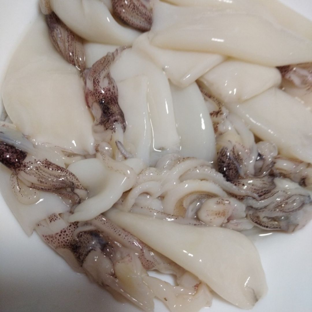 Calamares con guisantes Paso 0 Calamares con guisantes Paso 0