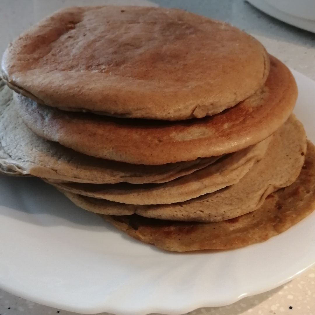 Tortitas fitness de platano 🥞🍌 Tortitas fitness de platano 🥞🍌