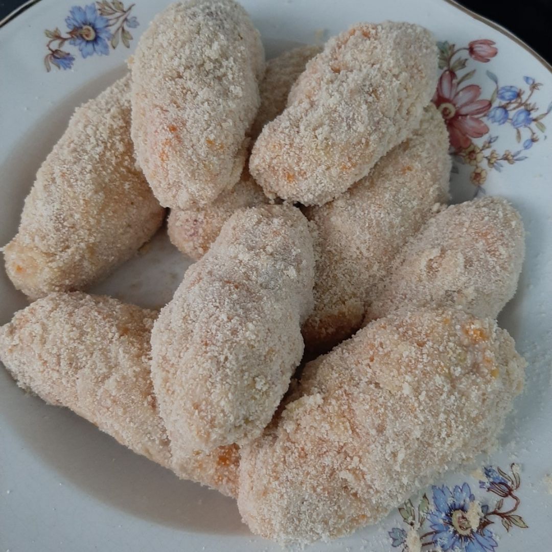 Croquetas de calabaza y jam贸n馃巸 Paso 5 Croquetas de calabaza y jam贸n馃巸 Paso 5
