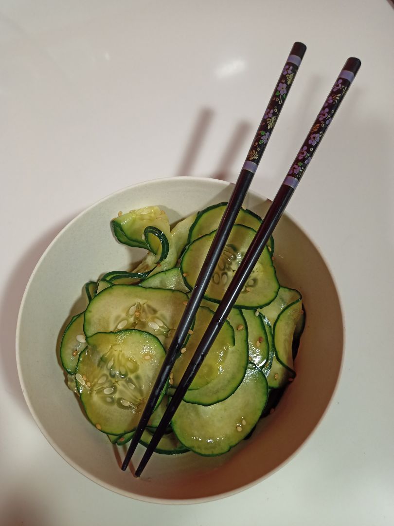 Ensalada de pepino asiática Ensalada de pepino asiática