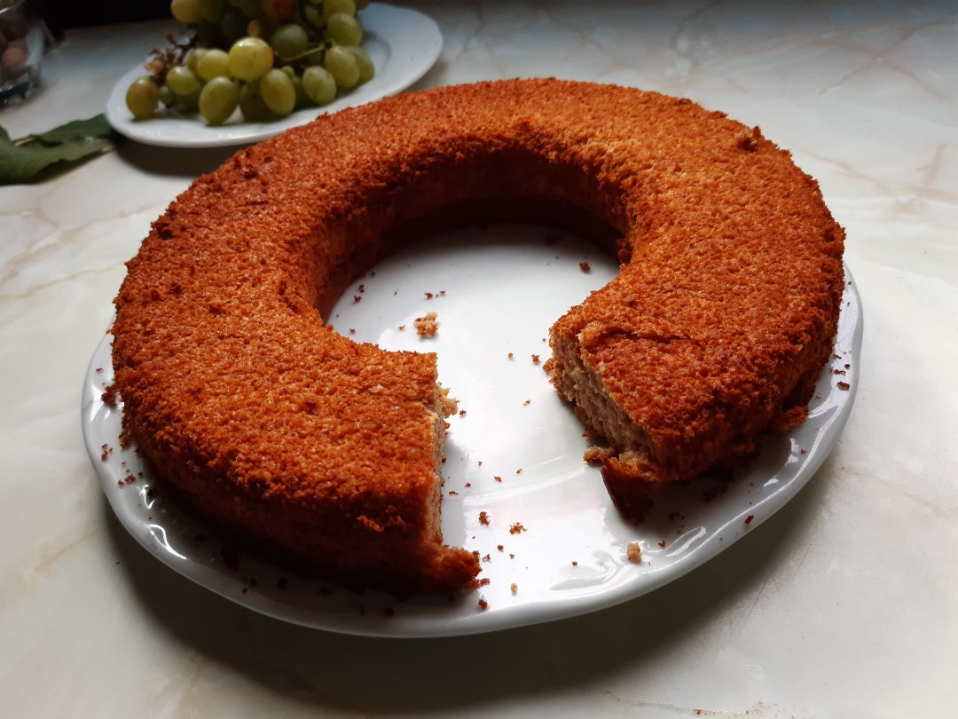 Bizcocho esponjoso de plátano Bizcocho esponjoso de plátano