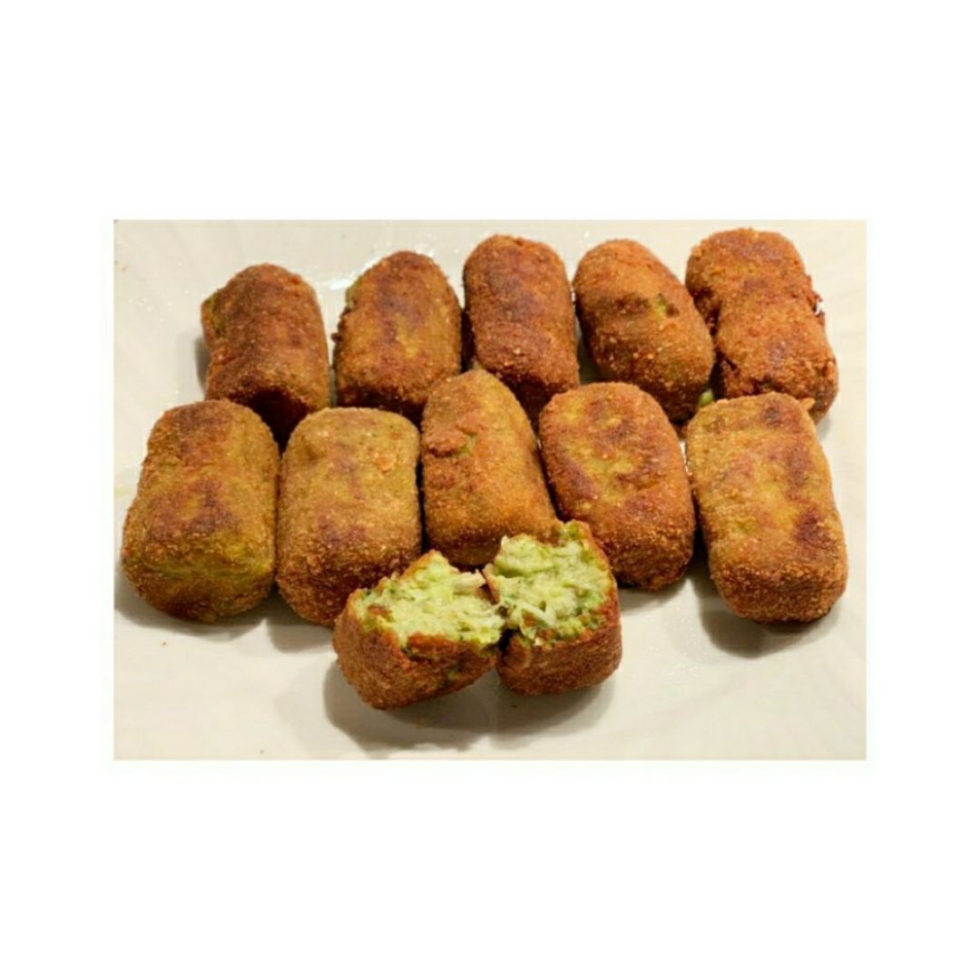 Croquetas de brócoli y parmesano Croquetas de brócoli y parmesano