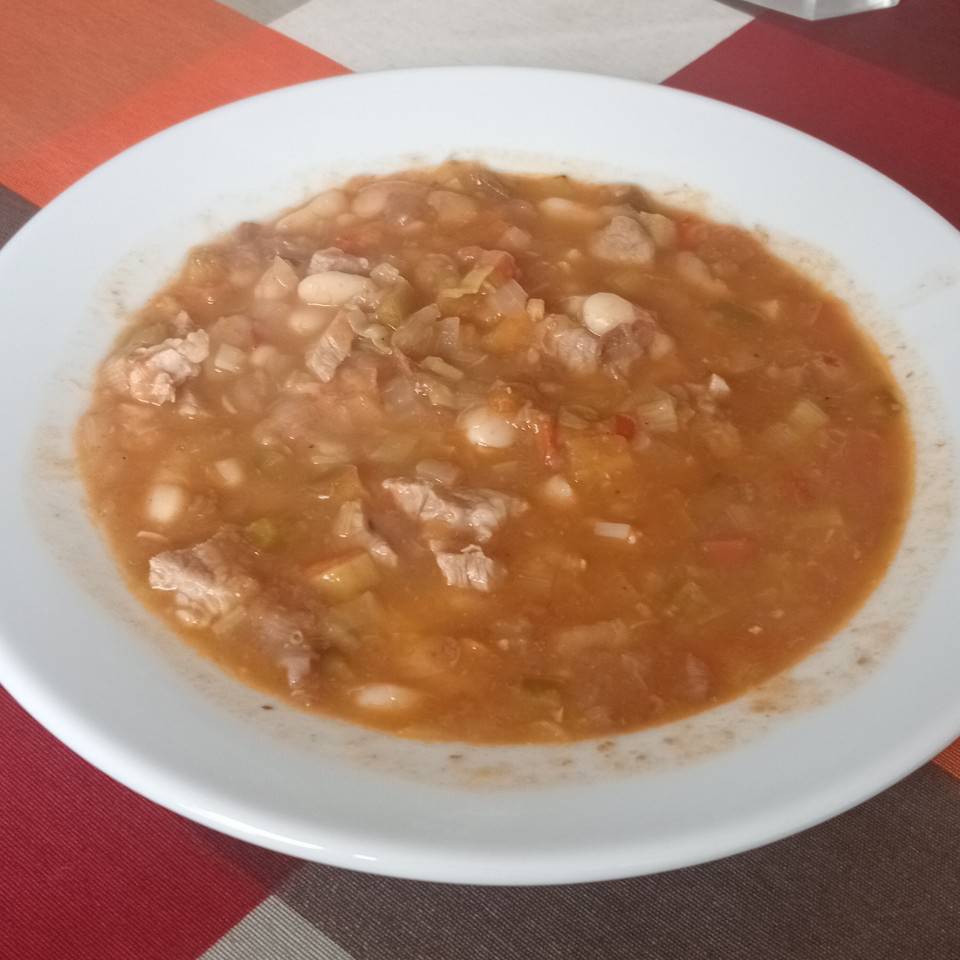 Alubias con morcilla Alubias con morcilla