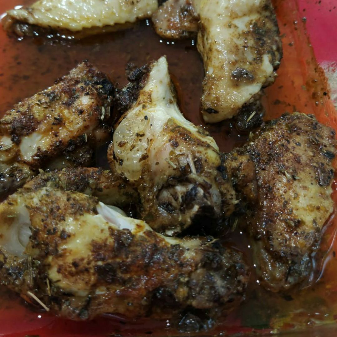 Alitas de pollo al horno