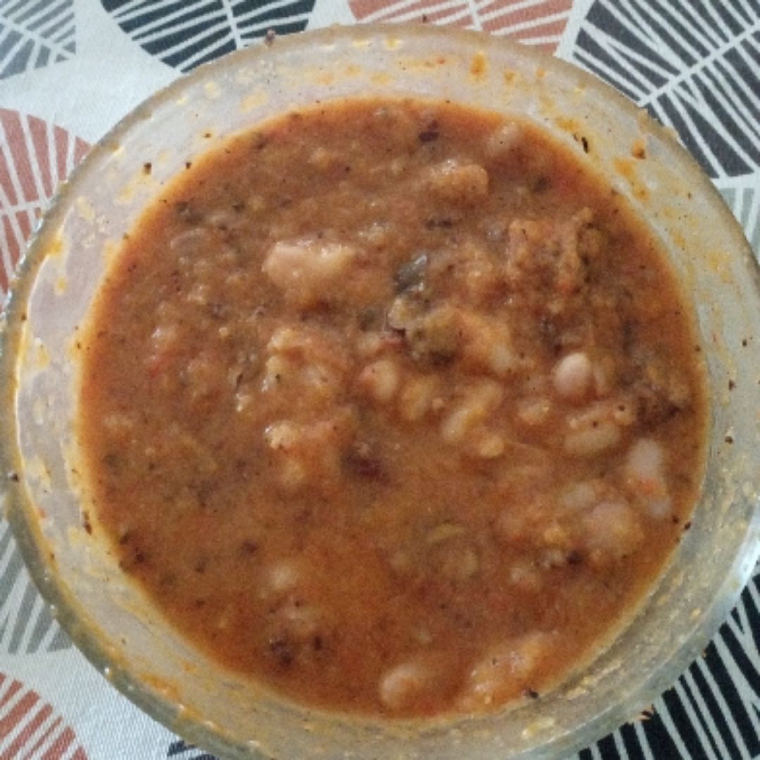 Judías blancas con morcilla Judías blancas con morcilla