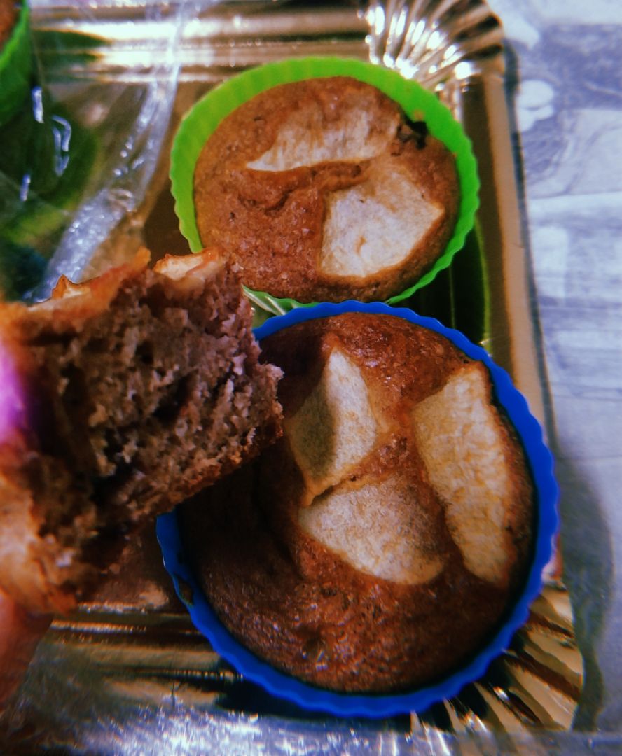 Muffins de manzana šš Paso 4 Muffins de manzana šš Paso 4