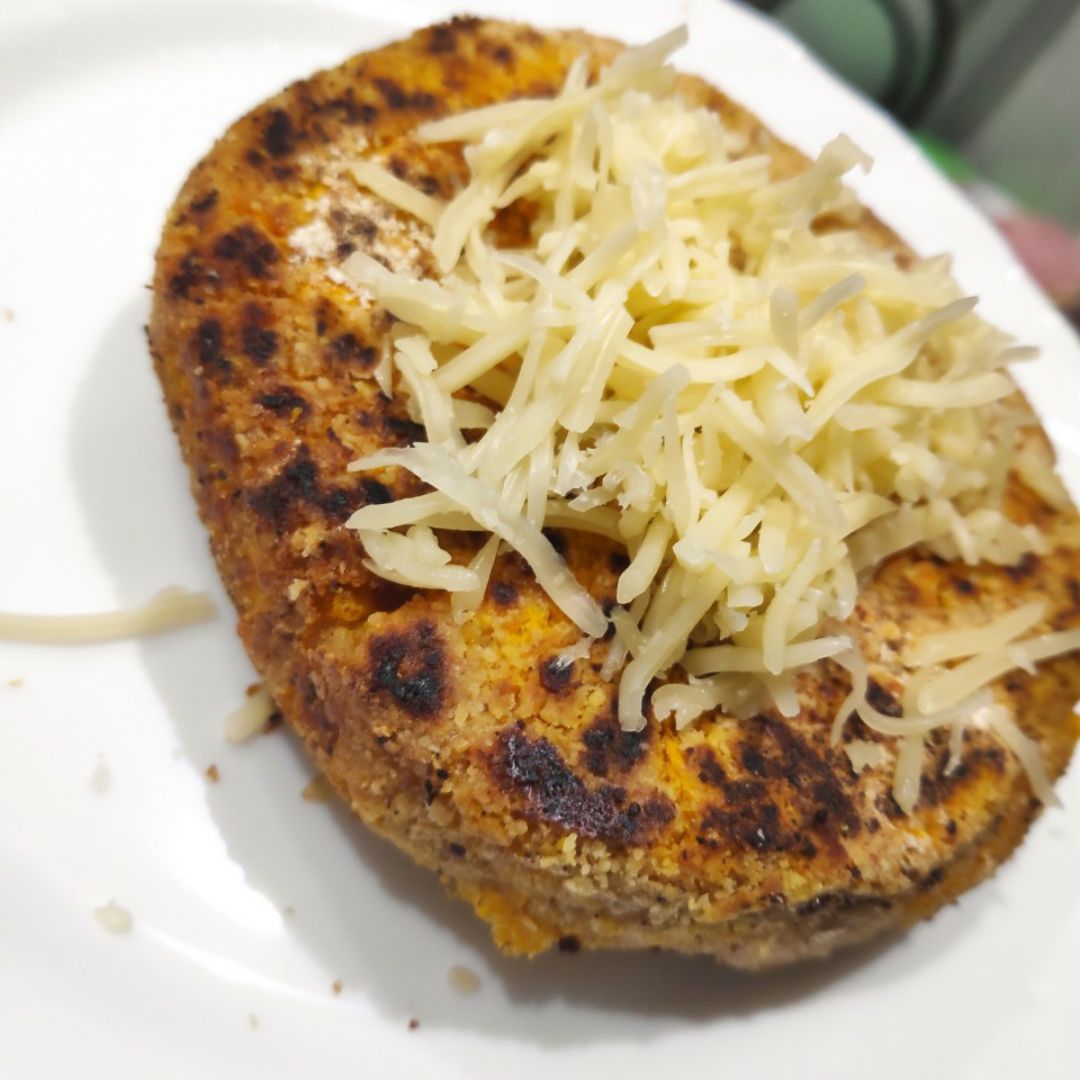 Hamburguesa de garbanzos y zanahorias Hamburguesa de garbanzos y zanahorias