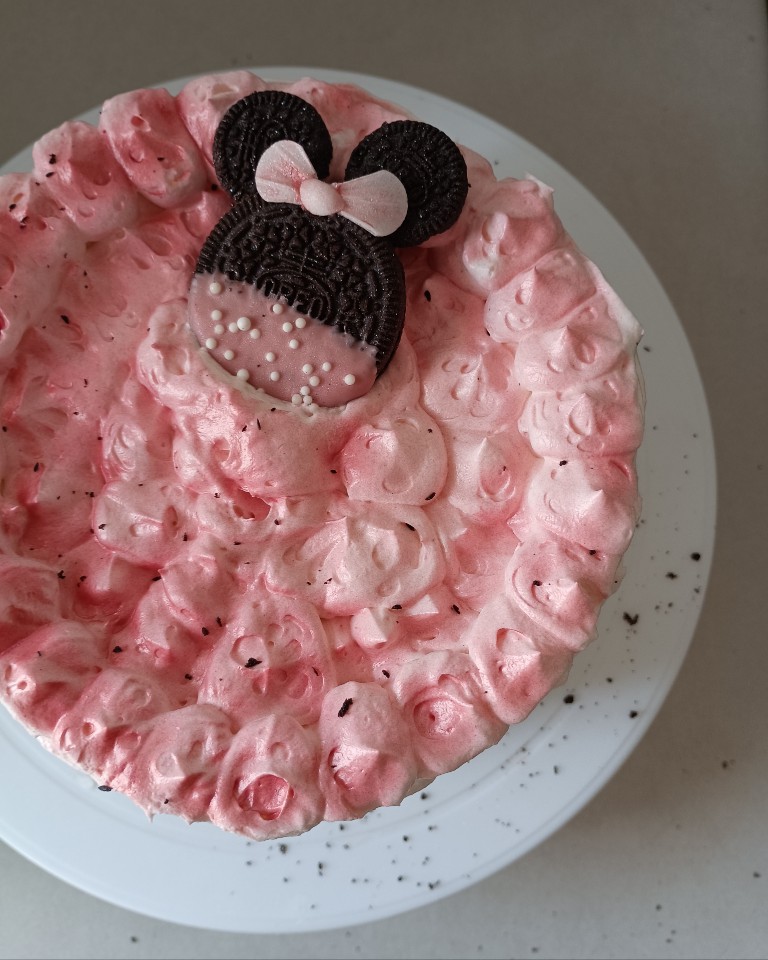 Tiramisú Minnie🩷🖤 Paso 2 Tiramisú Minnie🩷🖤 Paso 2