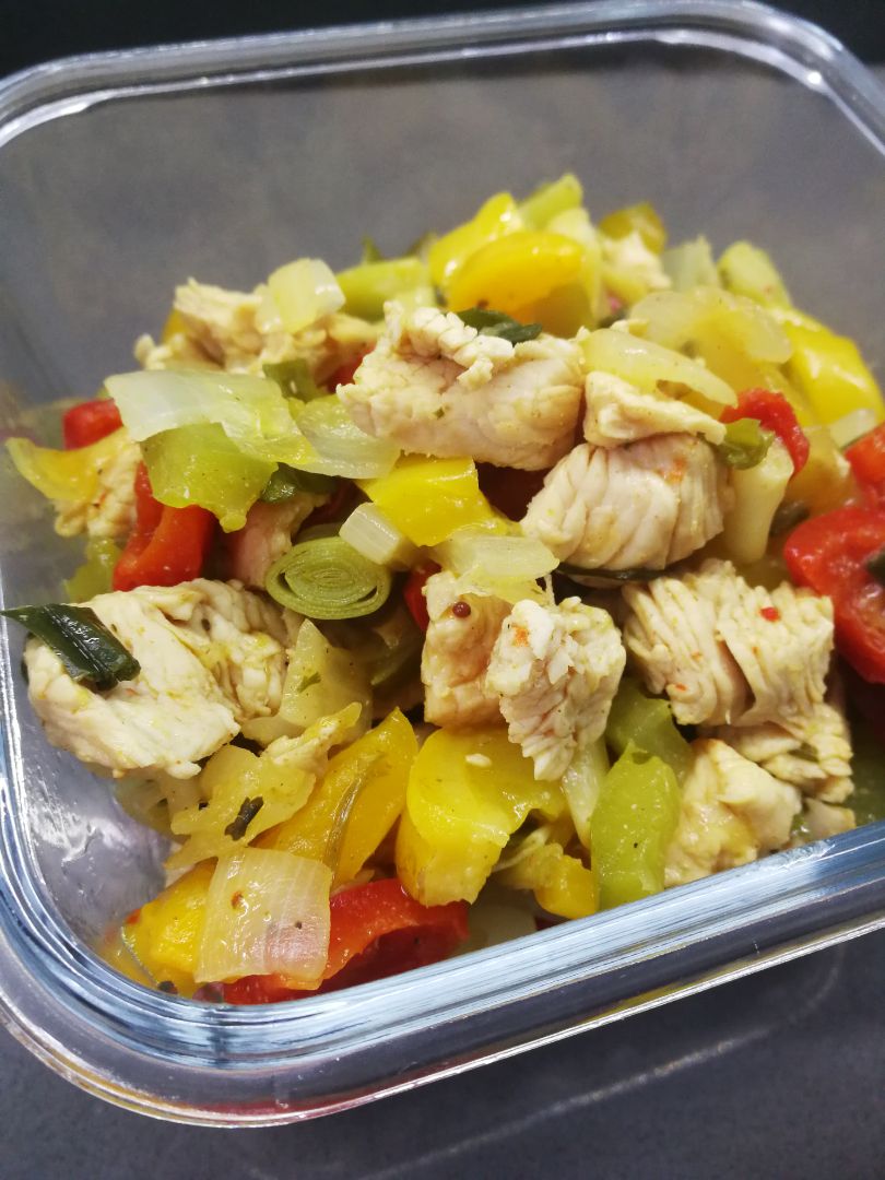 Pechuga con verduras Pechuga con verduras