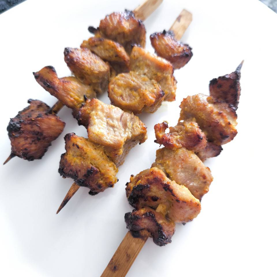 Pinchos de pavo en airfryer Pinchos de pavo en airfryer