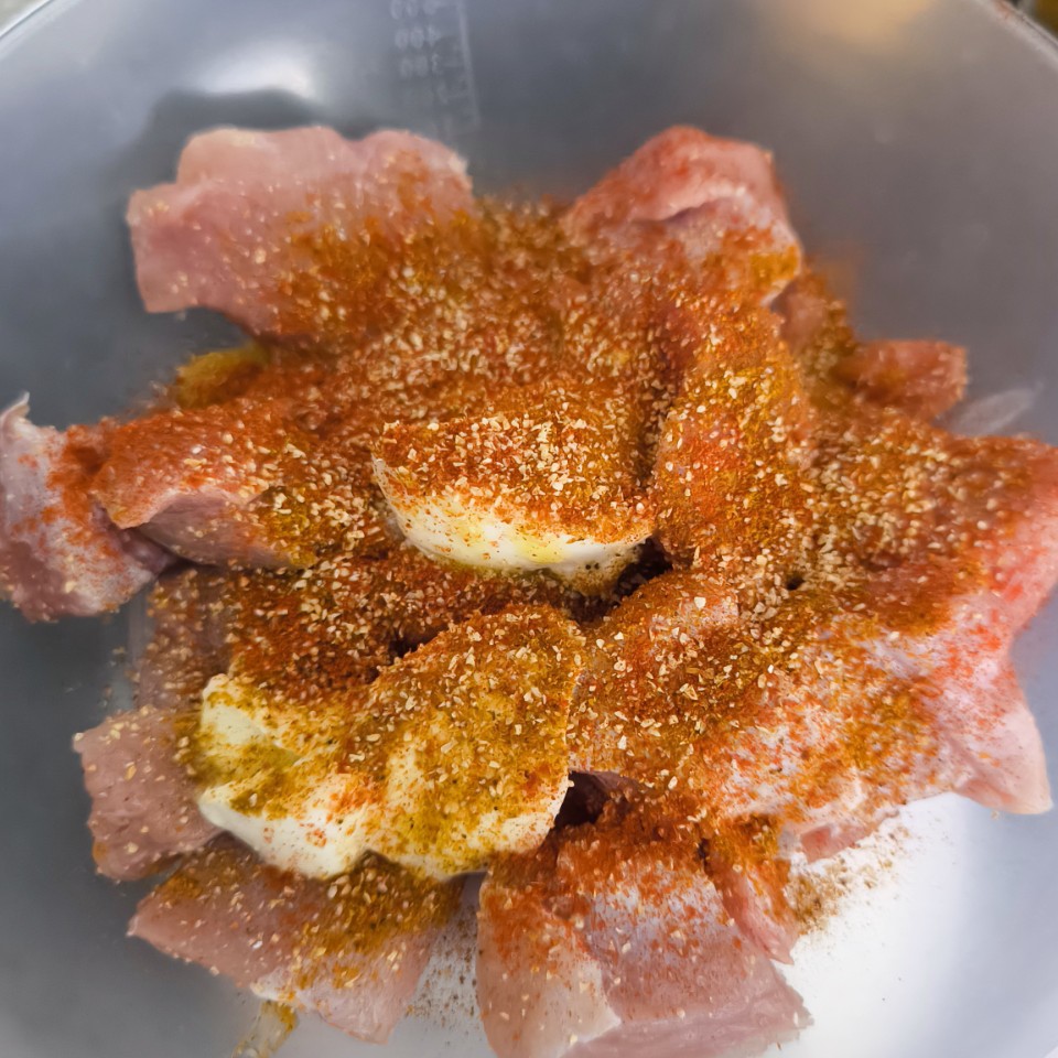 Pinchos de pavo en airfryer Paso 0 Pinchos de pavo en airfryer Paso 0