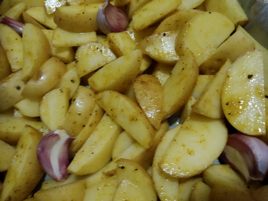 Patatas especiadas Paso 2 Patatas especiadas Paso 2