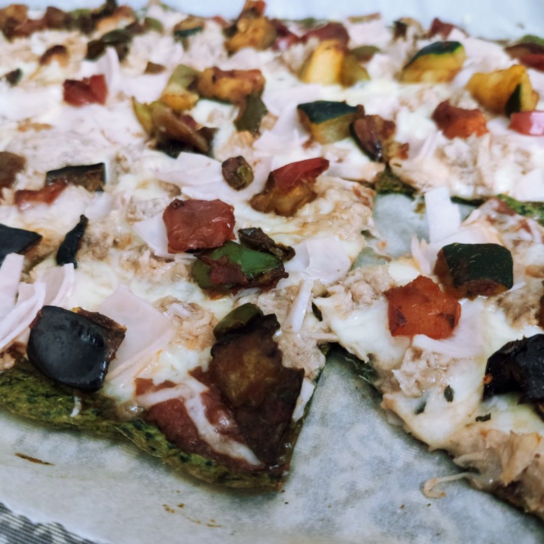 🥬Pizza con base de acelgas🥬