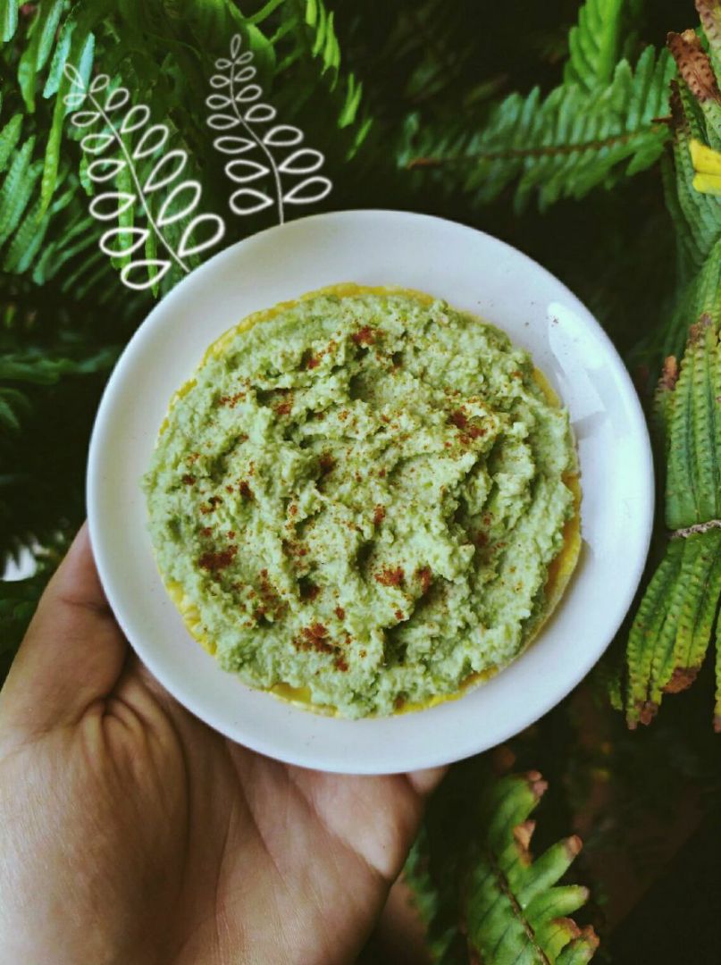 Hummus de edamame 🌿