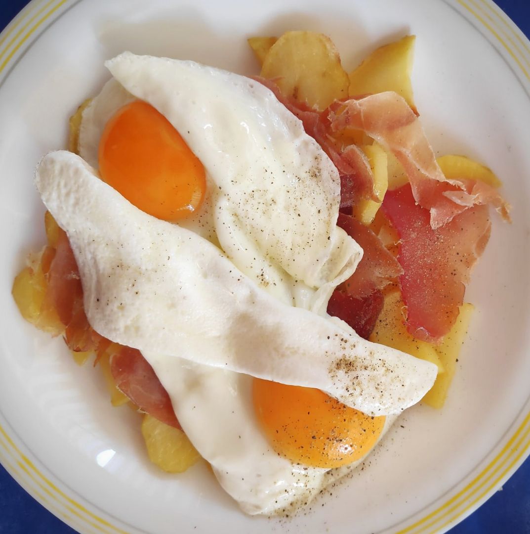 Huevos estrellados healthy Paso 3