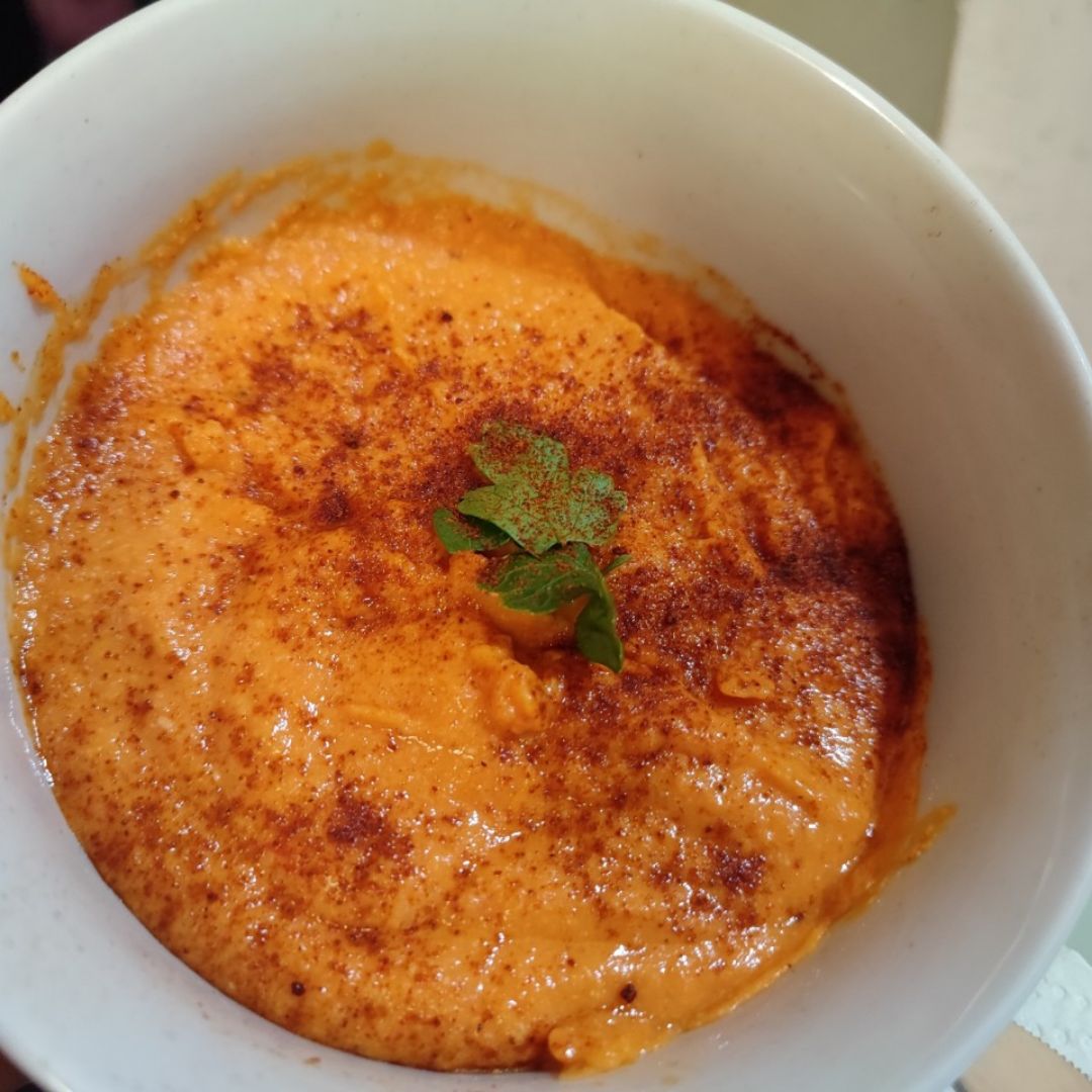 Hummus de pimiento Hummus de pimiento