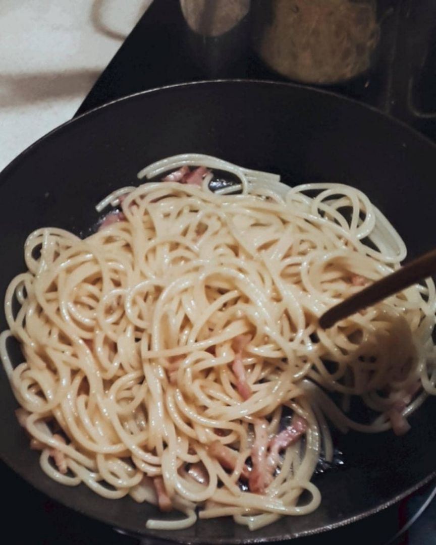 Auténtica CARBONARA italiana 🇮🇹 Paso 2 Auténtica CARBONARA italiana 🇮🇹 Paso 2