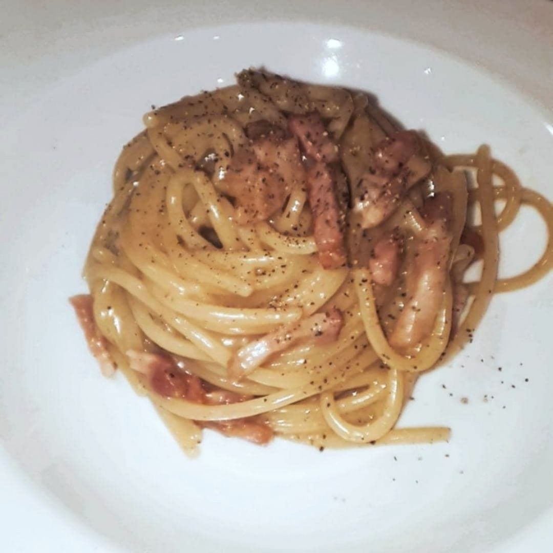 Auténtica CARBONARA italiana 🇮🇹 Paso 4 Auténtica CARBONARA italiana 🇮🇹 Paso 4