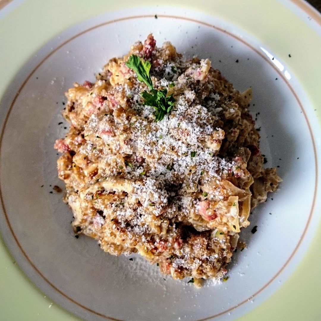 Quinoa carbonara Quinoa carbonara