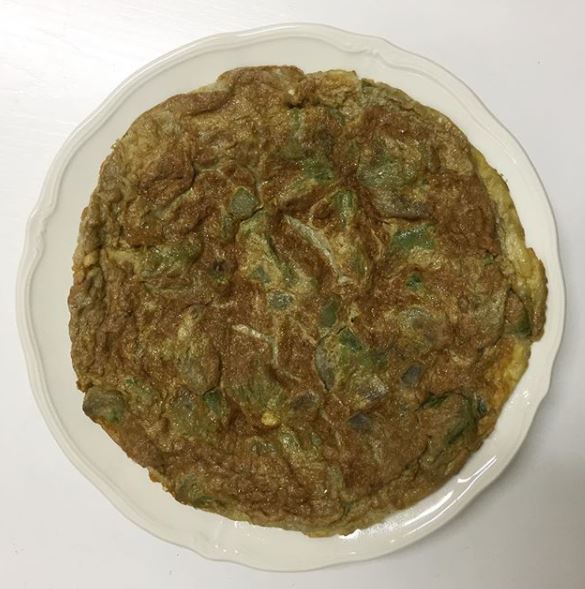 Tortilla de alcachofas Tortilla de alcachofas