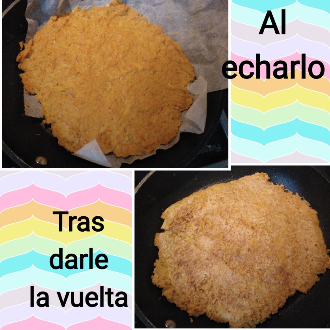 Pizza con base de zanahoria y calabaza Paso 1 Pizza con base de zanahoria y calabaza Paso 1