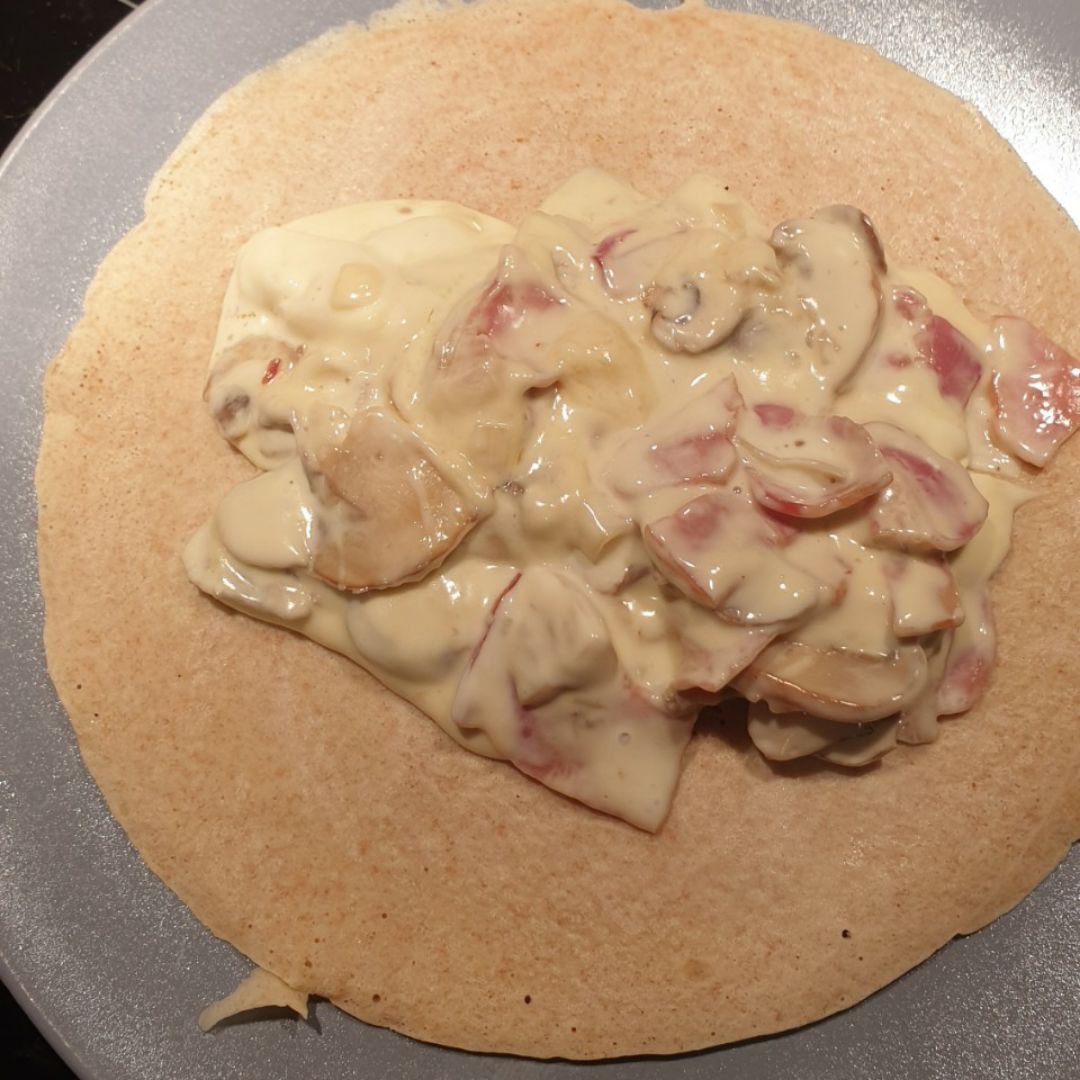 Crêpe rellena Crêpe rellena