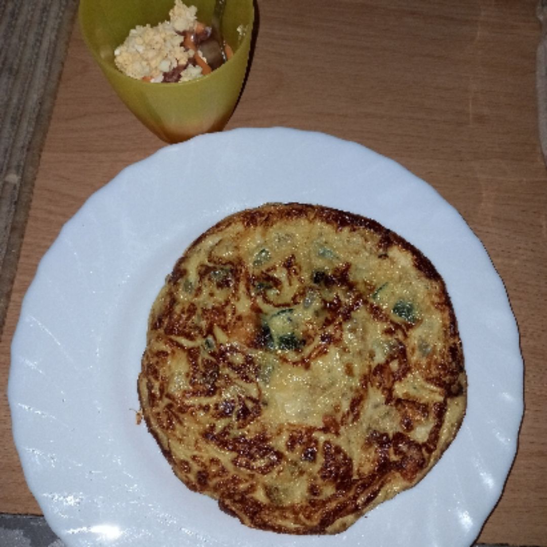 Tortilla de calabacin Tortilla de calabacin