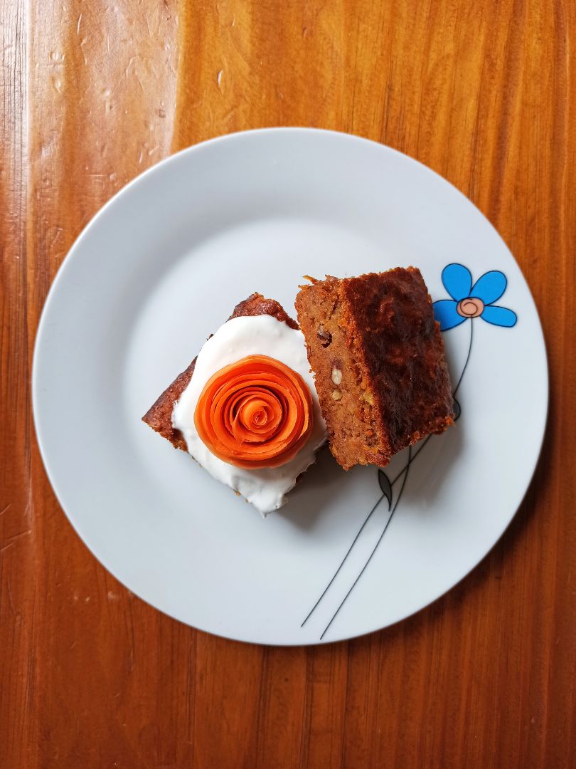 🌸CARROT CAKE ESTILO BROWNIE🌸 🌸CARROT CAKE ESTILO BROWNIE🌸