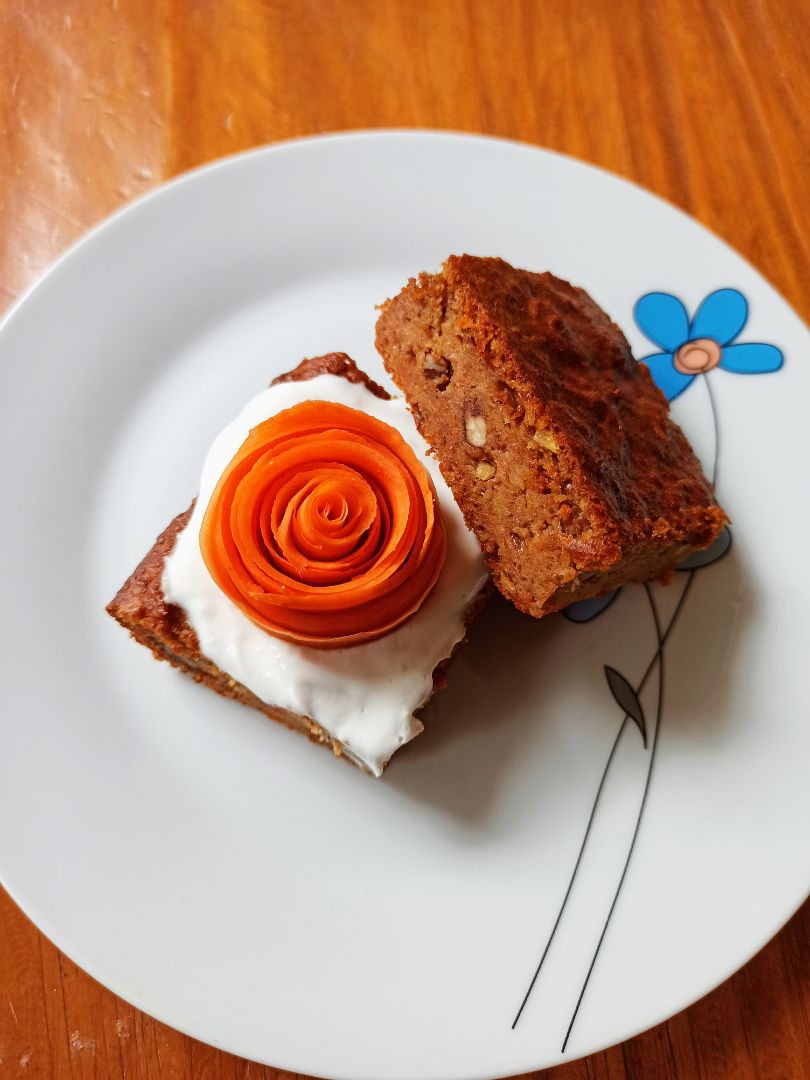 🌸CARROT CAKE ESTILO BROWNIE🌸 Paso 3 🌸CARROT CAKE ESTILO BROWNIE🌸 Paso 3