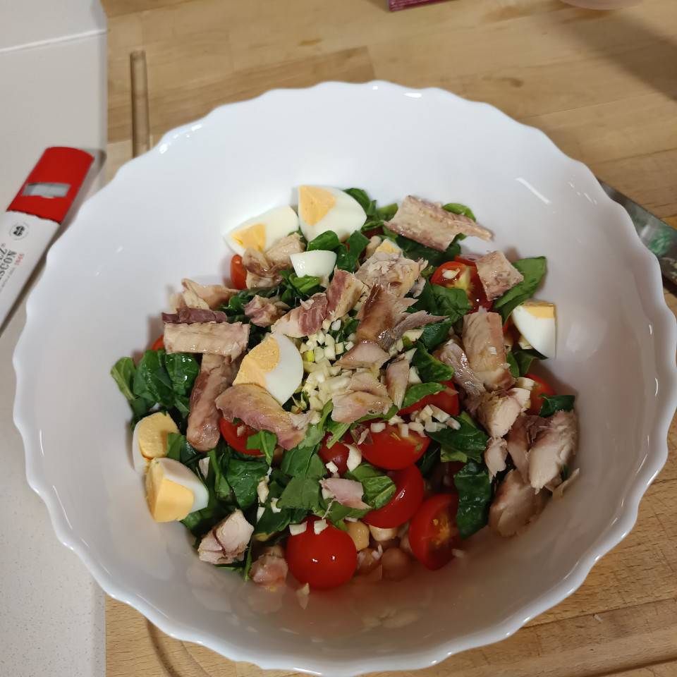 Ensalada de garbanzos Ensalada de garbanzos