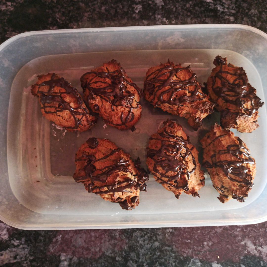 Galletas de chocolate y almendras Paso 5 Galletas de chocolate y almendras Paso 5