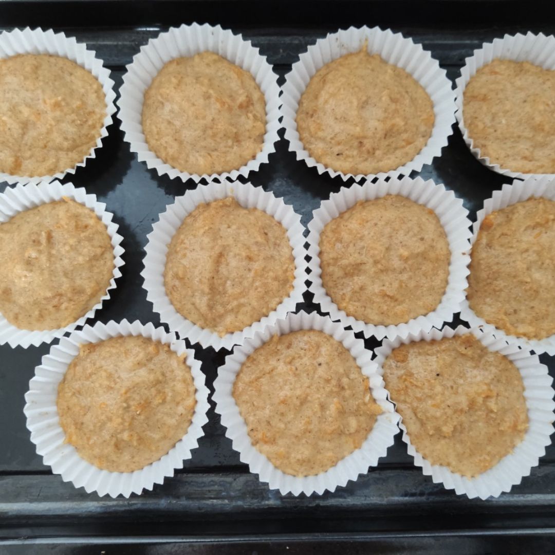🎃Magdalenas Pumpkin cake🎃 Paso 3 🎃Magdalenas Pumpkin cake🎃 Paso 3