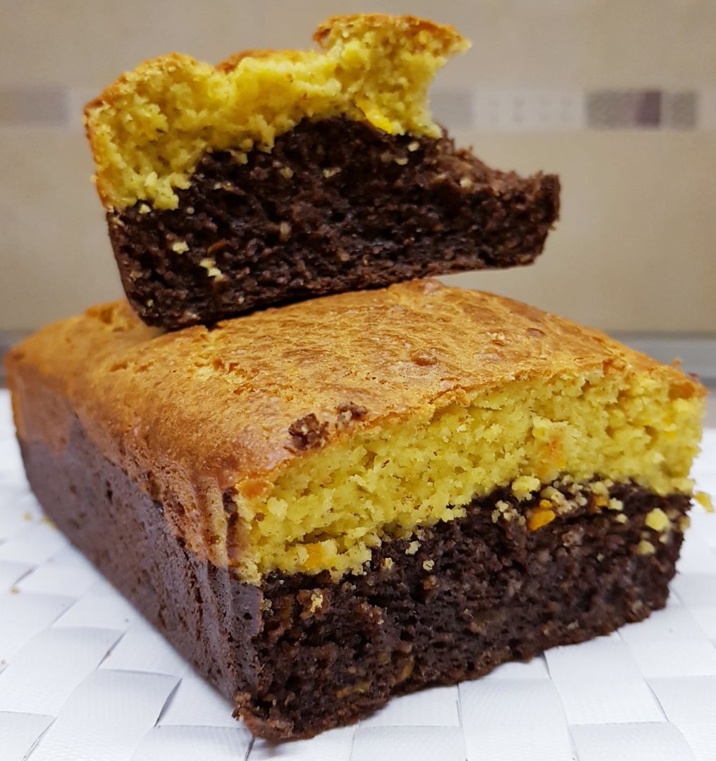 Bizcocho de naranja y cacao 🧡