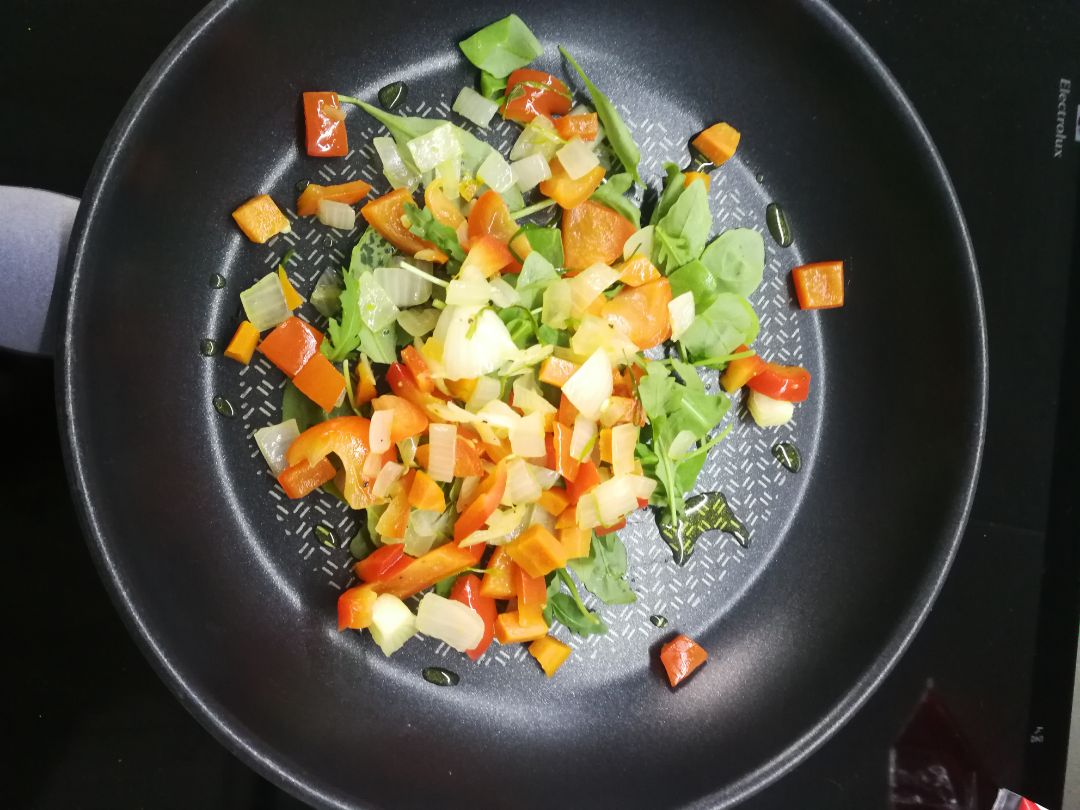Tortilla con verduras Step 0