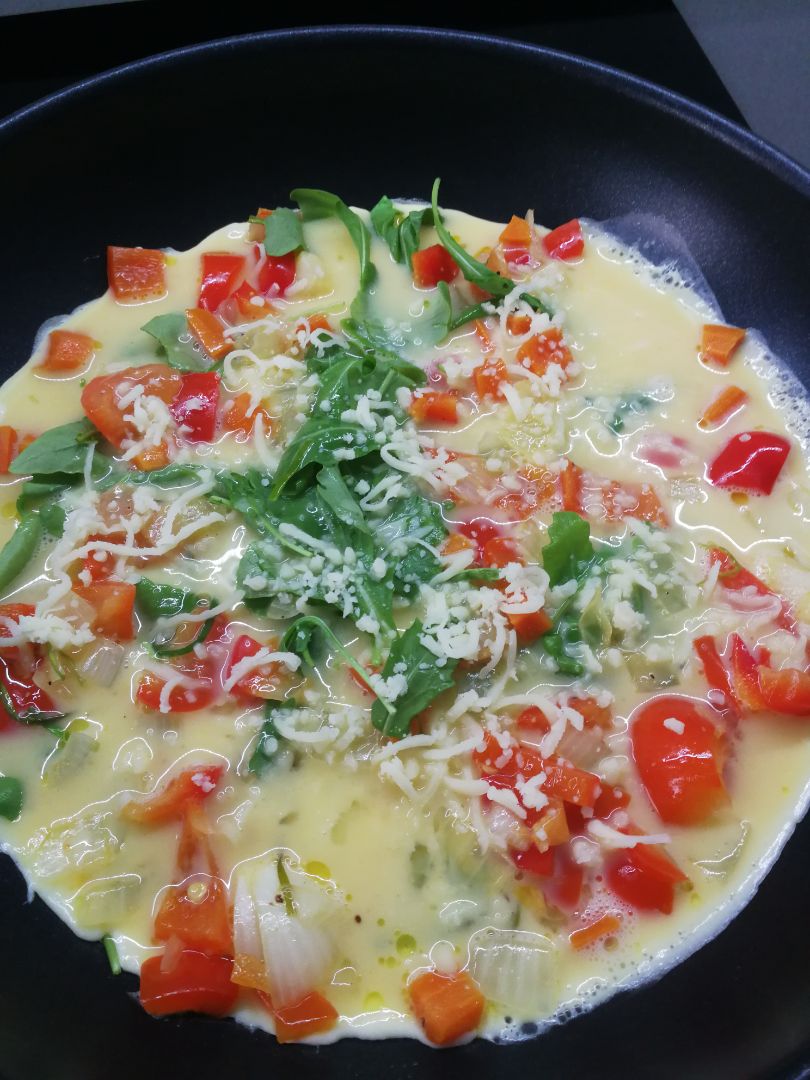 Tortilla con verduras Step 0